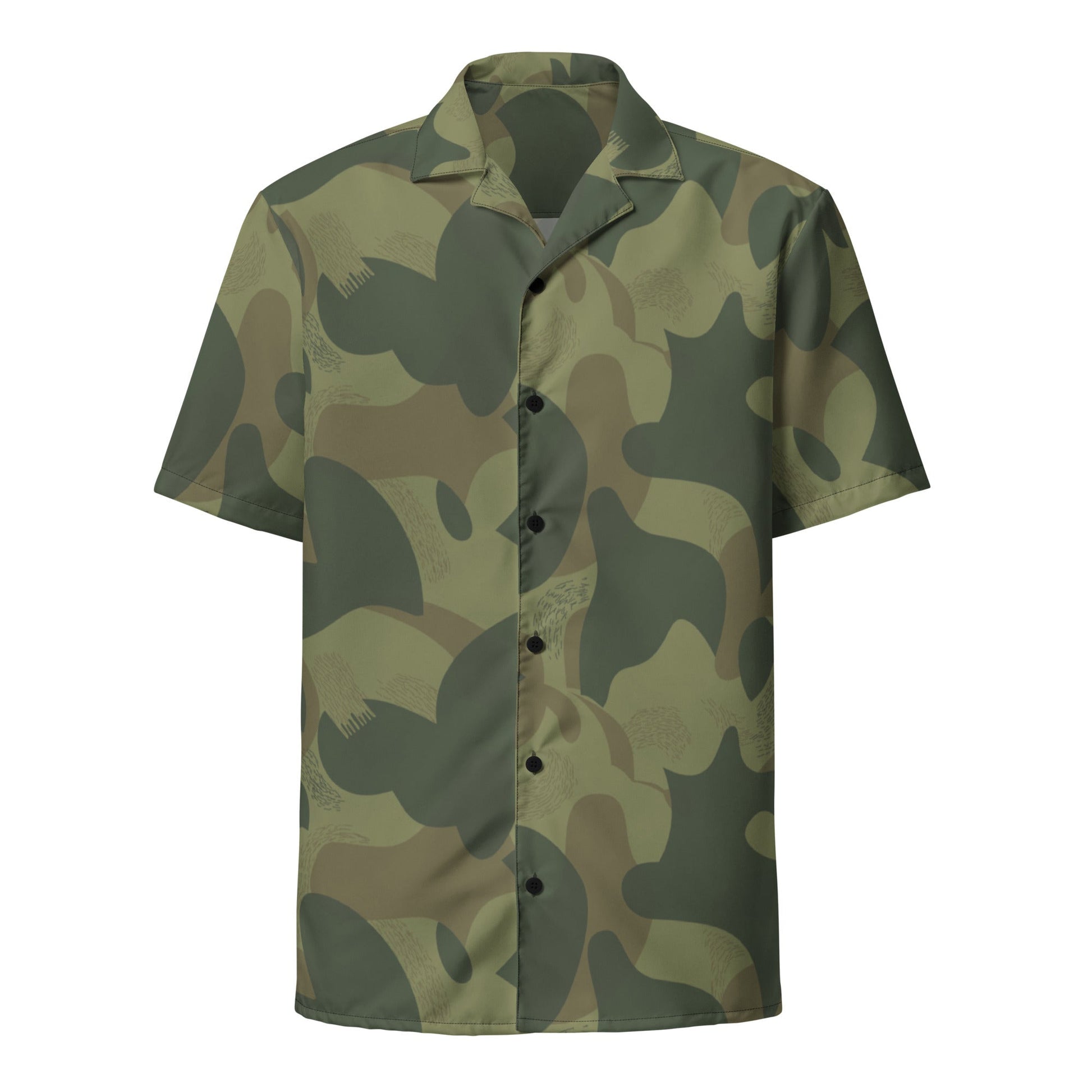Belgian Brushstroke Moon and Balls CAMO Unisex button shirt - Button Shirts
