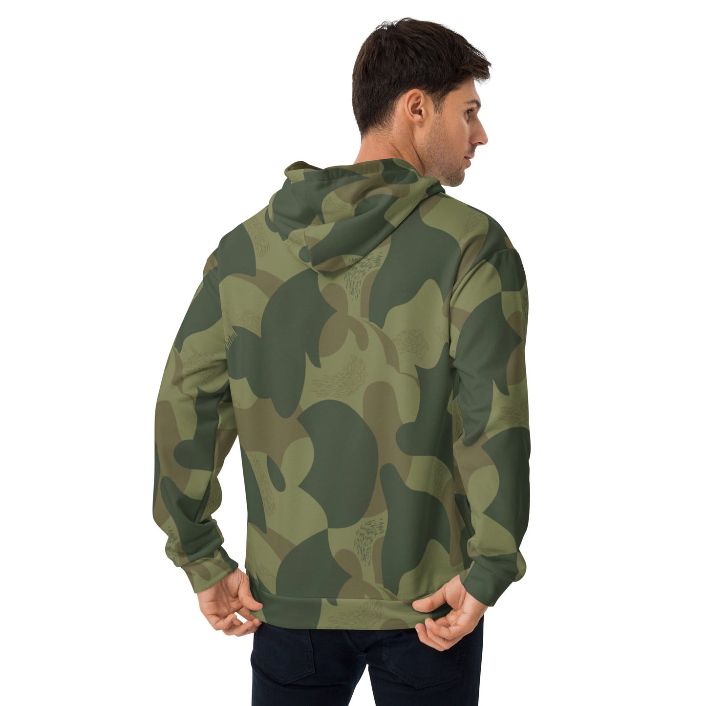 Belgian Brushstroke Moon and Balls CAMO Unisex Hoodie - Hoodies