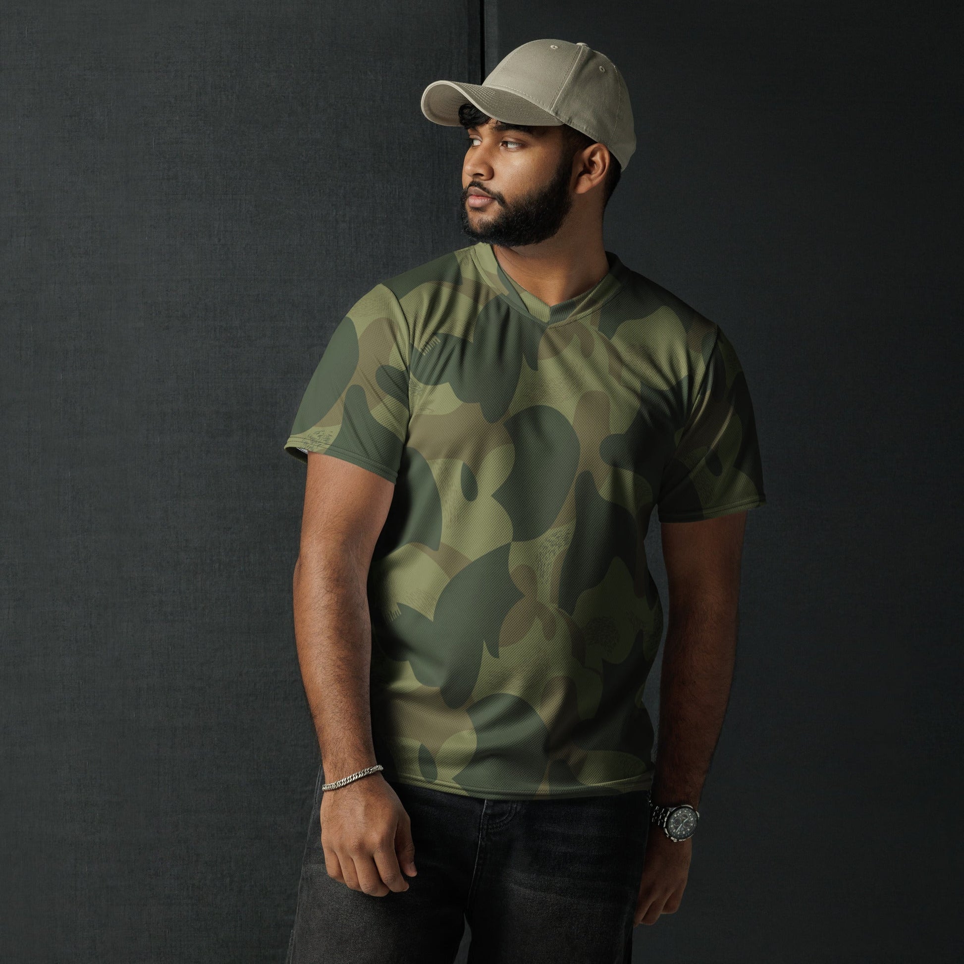 Belgian Brushstroke Moon and Balls CAMO unisex sports jersey - Sports Jerseys