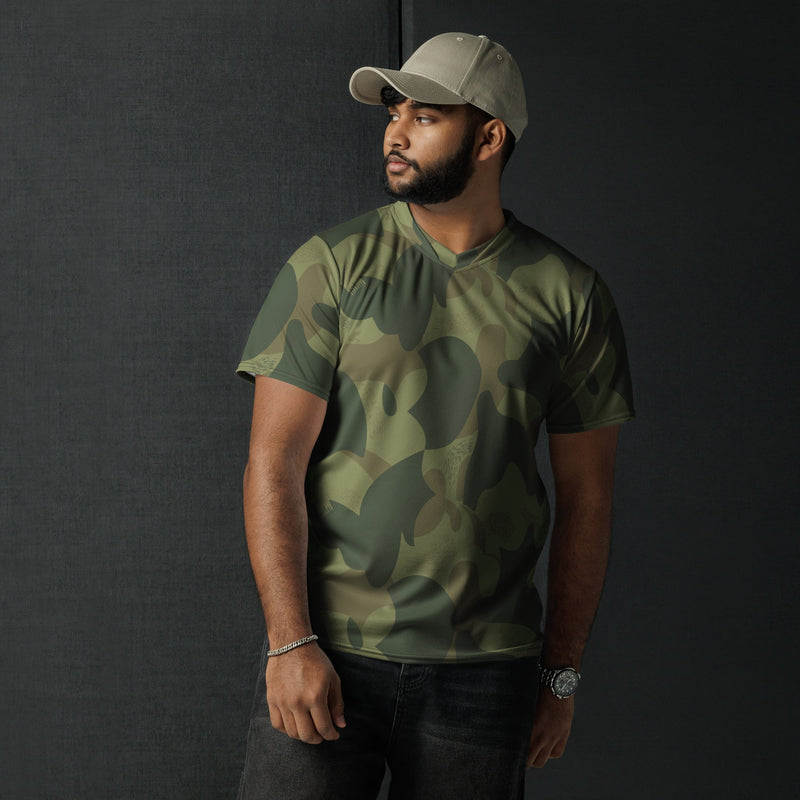 Brushstroke Moon and Balls CAMO Unisex Sports Jersey
