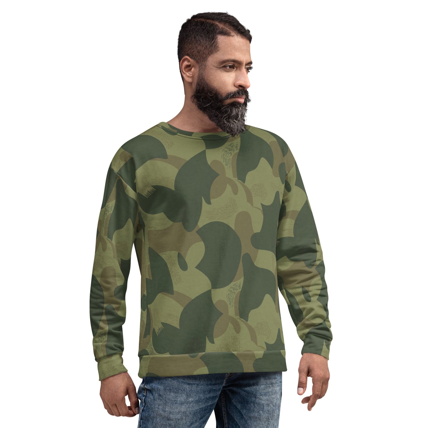 Belgian Brushstroke Moon and Balls CAMO Unisex Sweatshirt - Sweatshirts