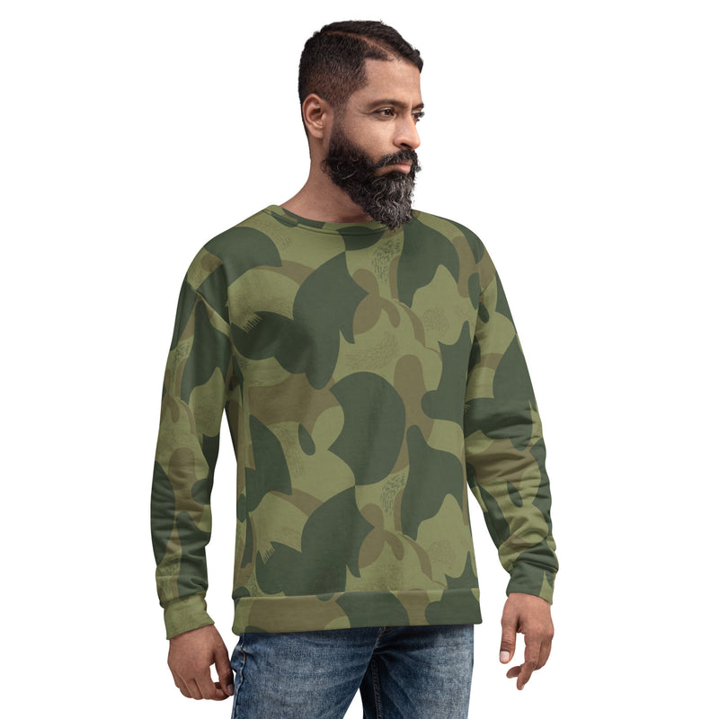 Brushstroke Moon and Balls CAMO Unisex Sweatshirt