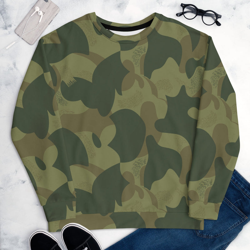 Brushstroke Moon and Balls CAMO Unisex Sweatshirt