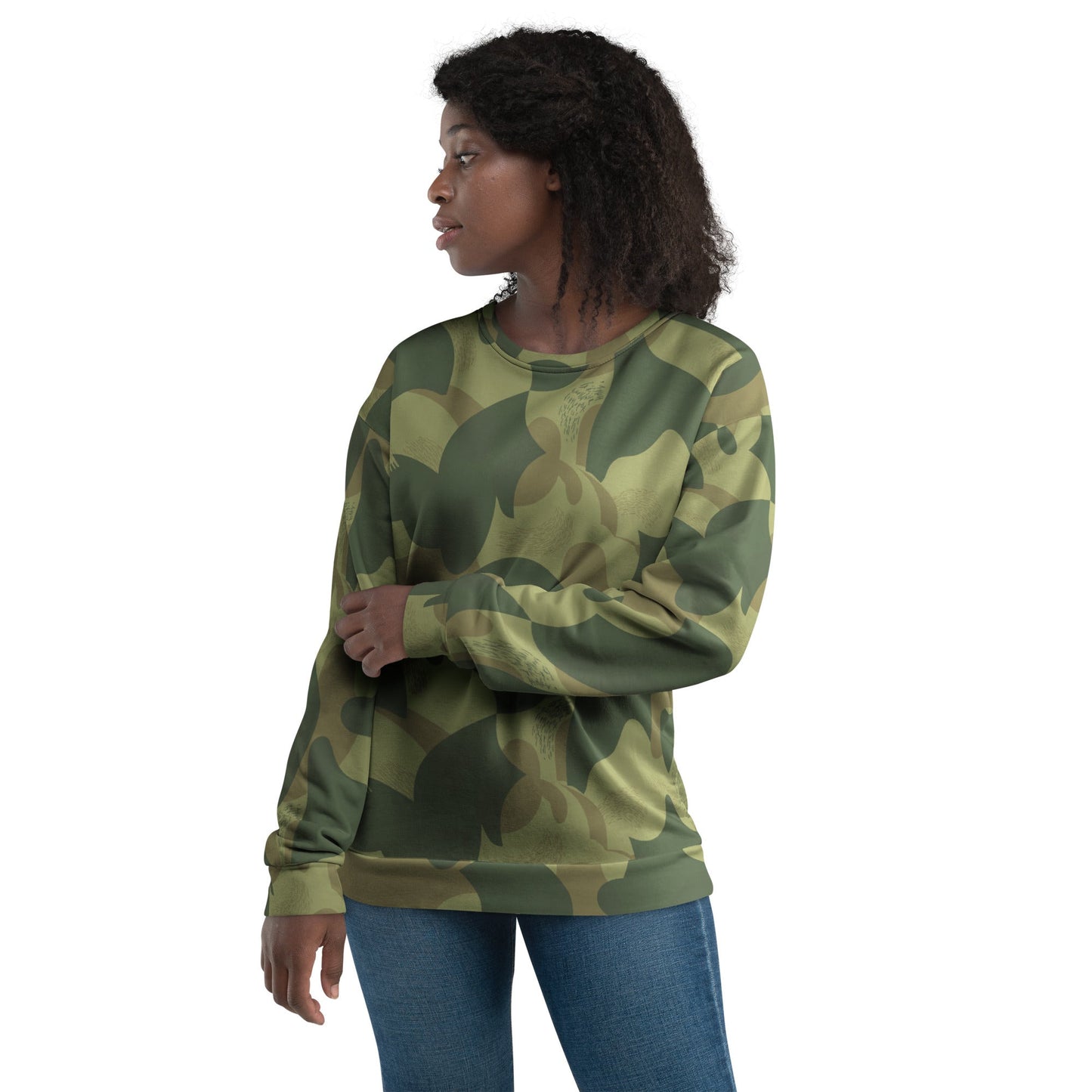Belgian Brushstroke Moon and Balls CAMO Unisex Sweatshirt - Sweatshirts