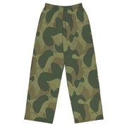 Brushstroke Moon and Balls CAMO Unisex Wide-Leg Leisure Pants - 2XS - Pant
