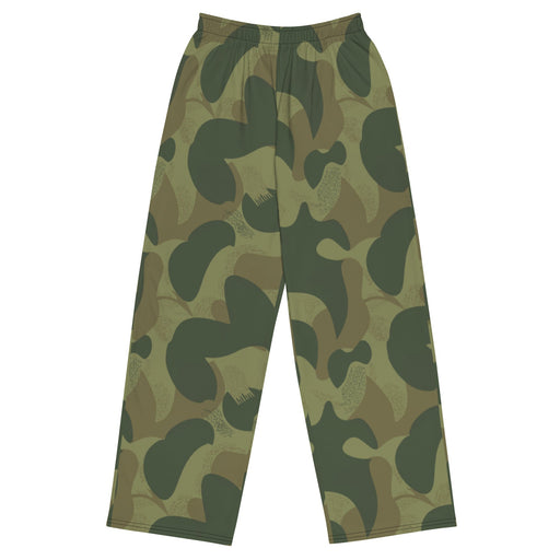 Brushstroke Moon and Balls CAMO Unisex Wide-Leg Leisure Pants - 2XS - Pant