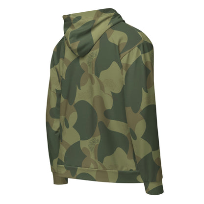 Belgian Brushstroke Moon and Balls CAMO Unisex zip hoodie - Zip Hoodies