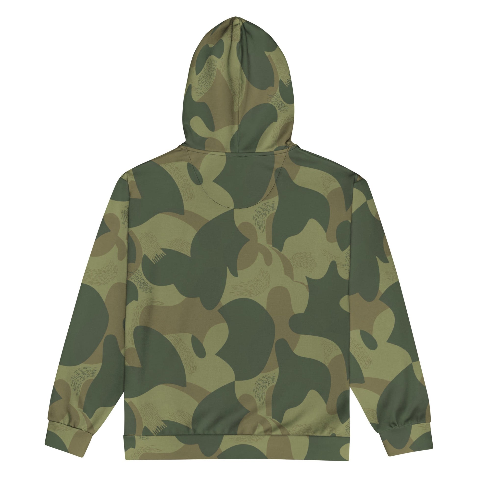 Belgian Brushstroke Moon and Balls CAMO Unisex zip hoodie - Zip Hoodies