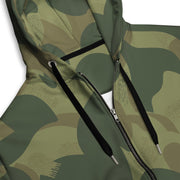 Brushstroke Moon and Balls CAMO Unisex Zip Hoodie
