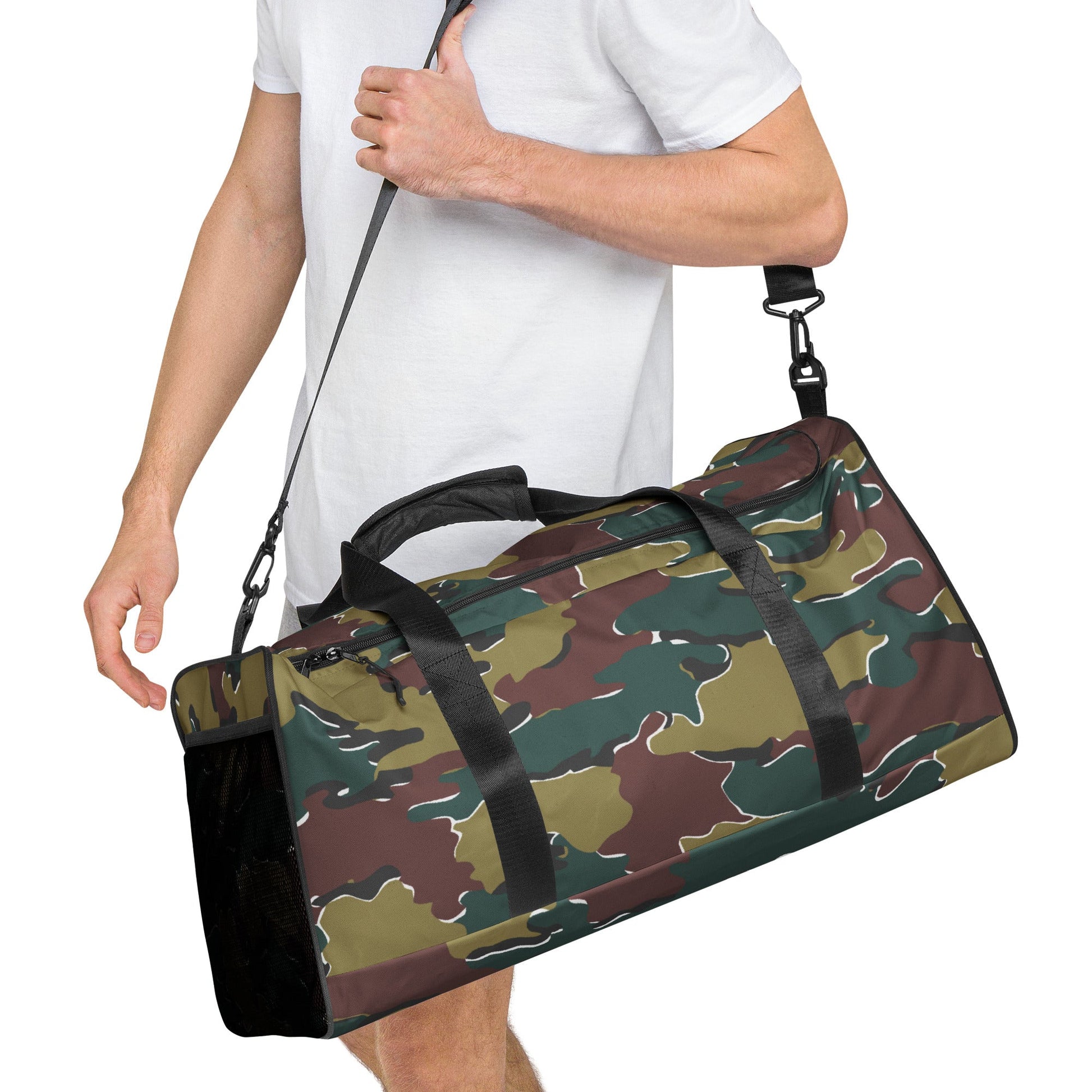 Belgian Jigsaw Autumn CAMO Duffle Bag