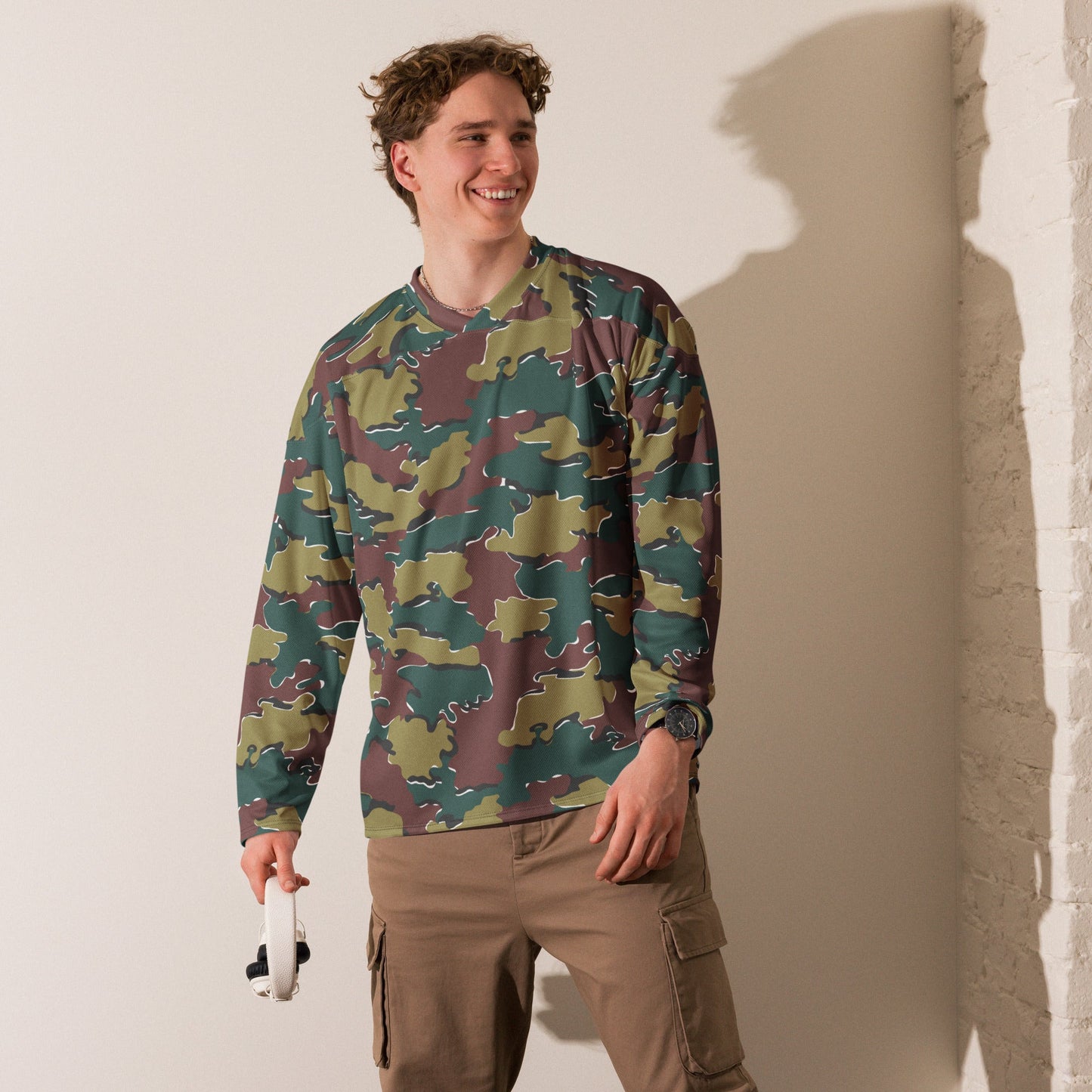 Belgian Jigsaw Autumn CAMO hockey fan jersey Hockey Jerseys