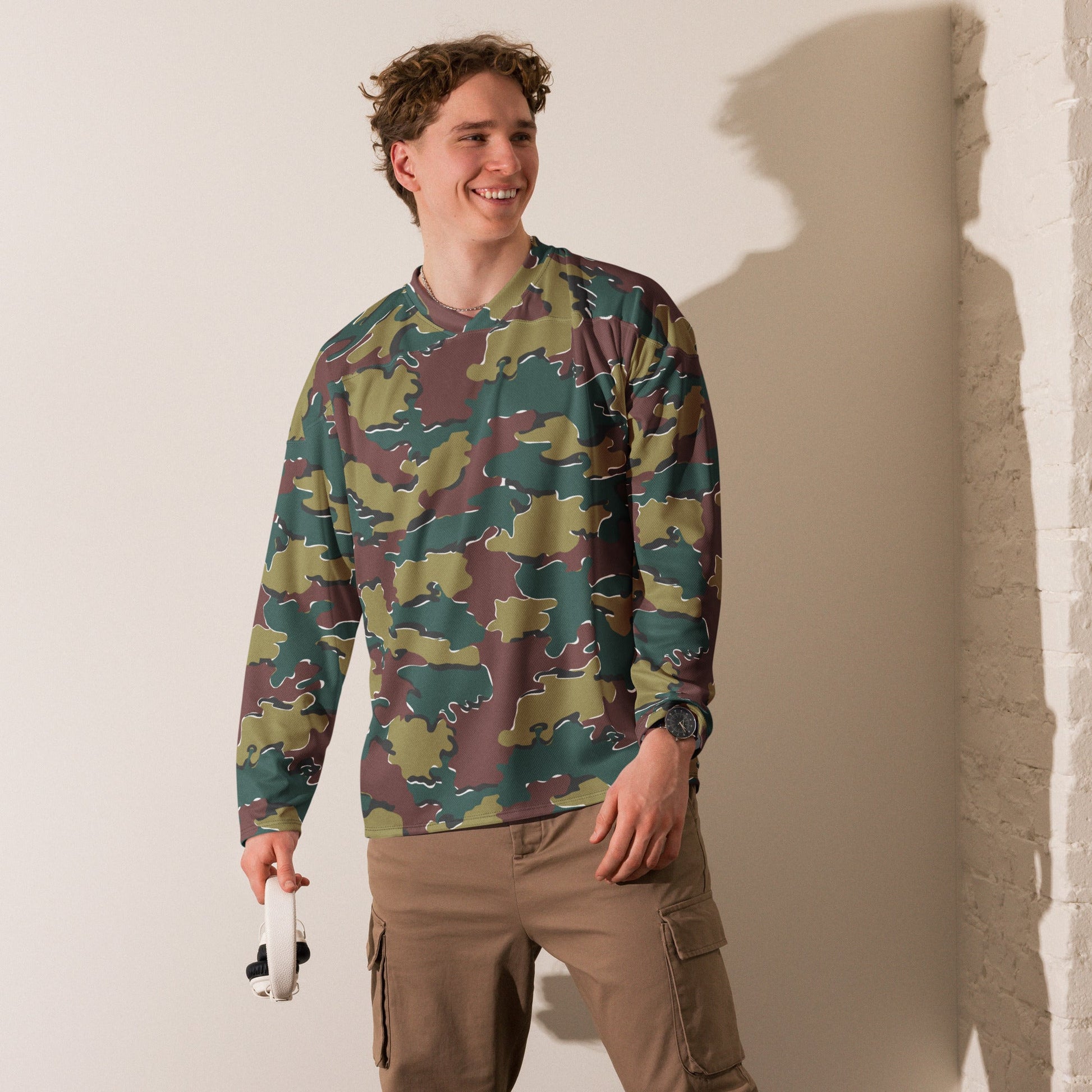 Belgian Jigsaw Autumn CAMO hockey fan jersey Hockey Jerseys