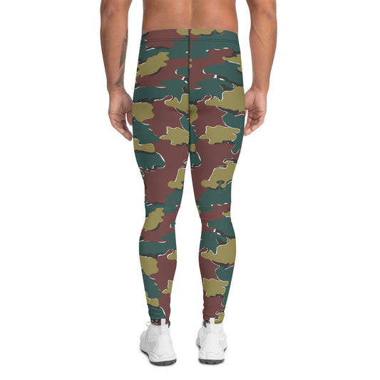Belgian Jigsaw Autumn CAMO Mens Leggings