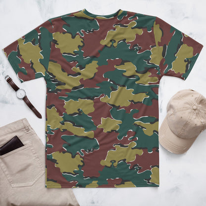 Belgian Jigsaw Autumn CAMO Mens T-shirt - T-Shirts
