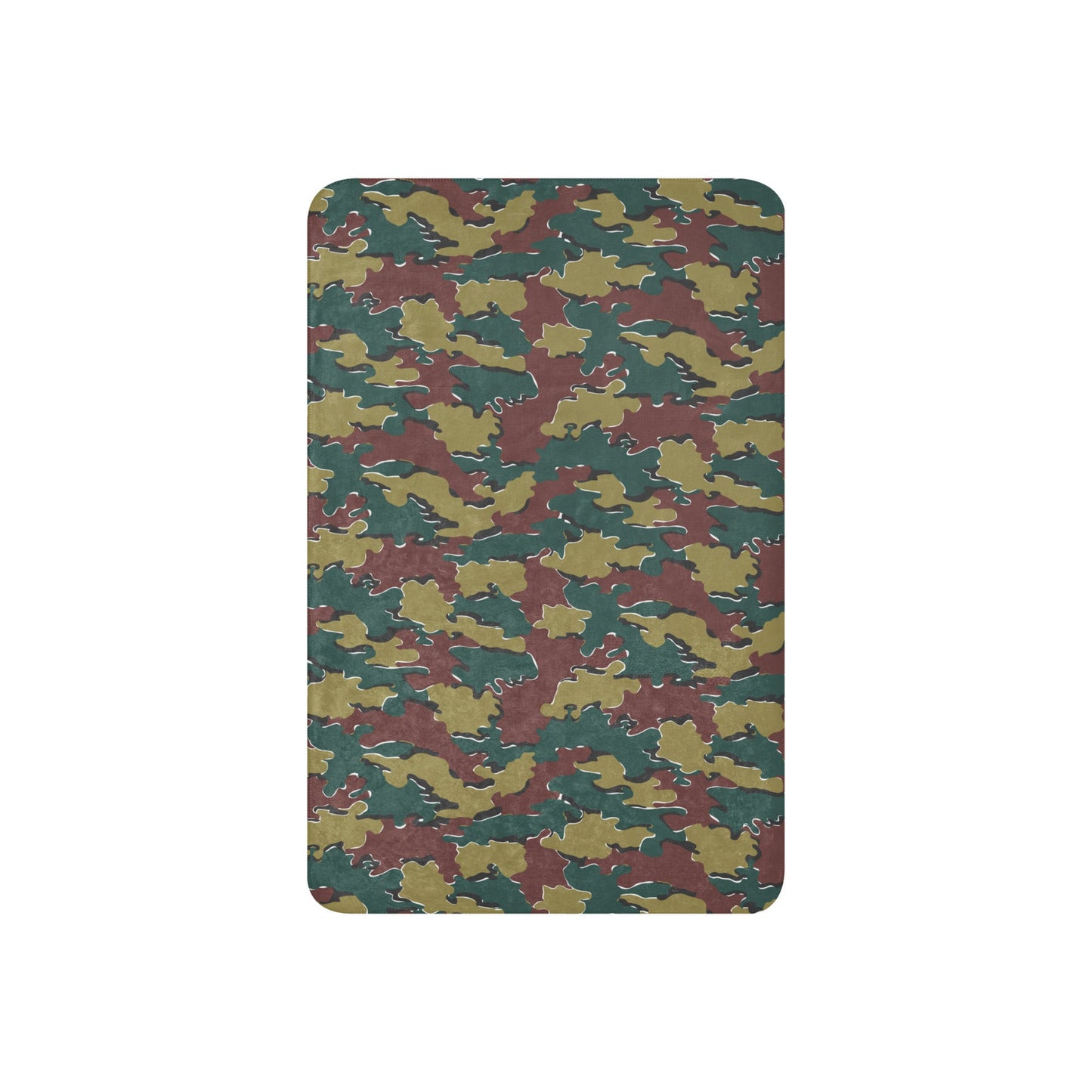 Belgian Jigsaw Autumn CAMO Sherpa blanket - Blankets