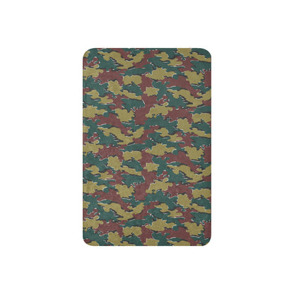 Belgian Jigsaw Autumn CAMO Sherpa blanket - Blankets