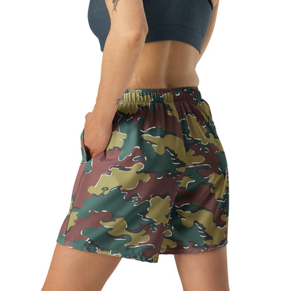 Belgian Jigsaw Autumn CAMO Unisex Athletic Long Shorts
