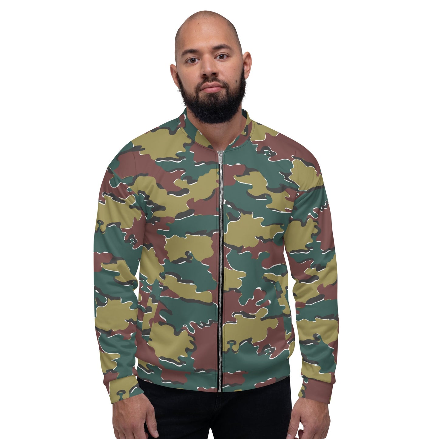 Belgian Jigsaw Autumn CAMO Unisex Bomber Jacket - Jackets