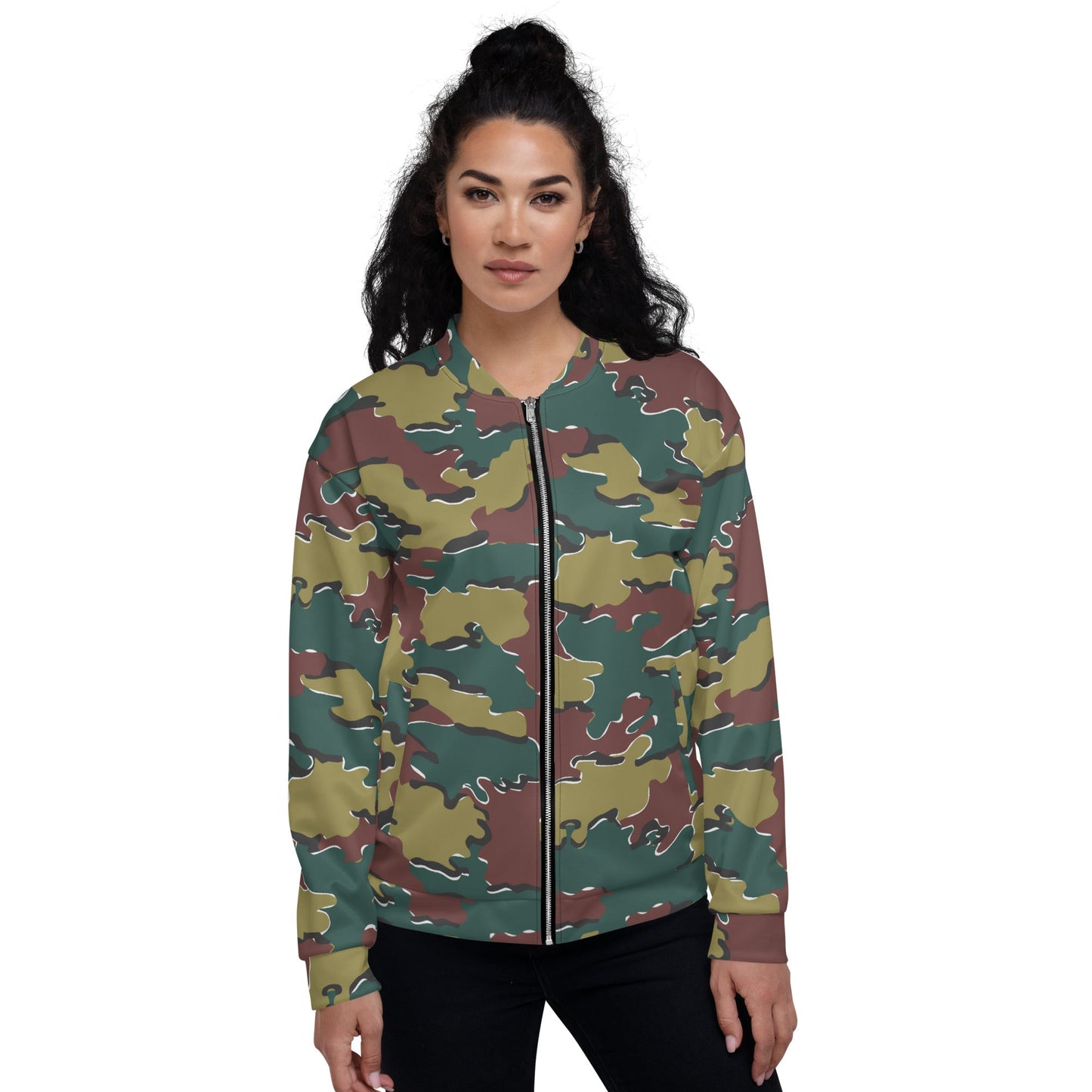Belgian Jigsaw Autumn CAMO Unisex Bomber Jacket - Jackets