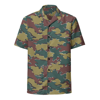 Belgian Jigsaw Autumn CAMO Unisex button shirt Button Shirts