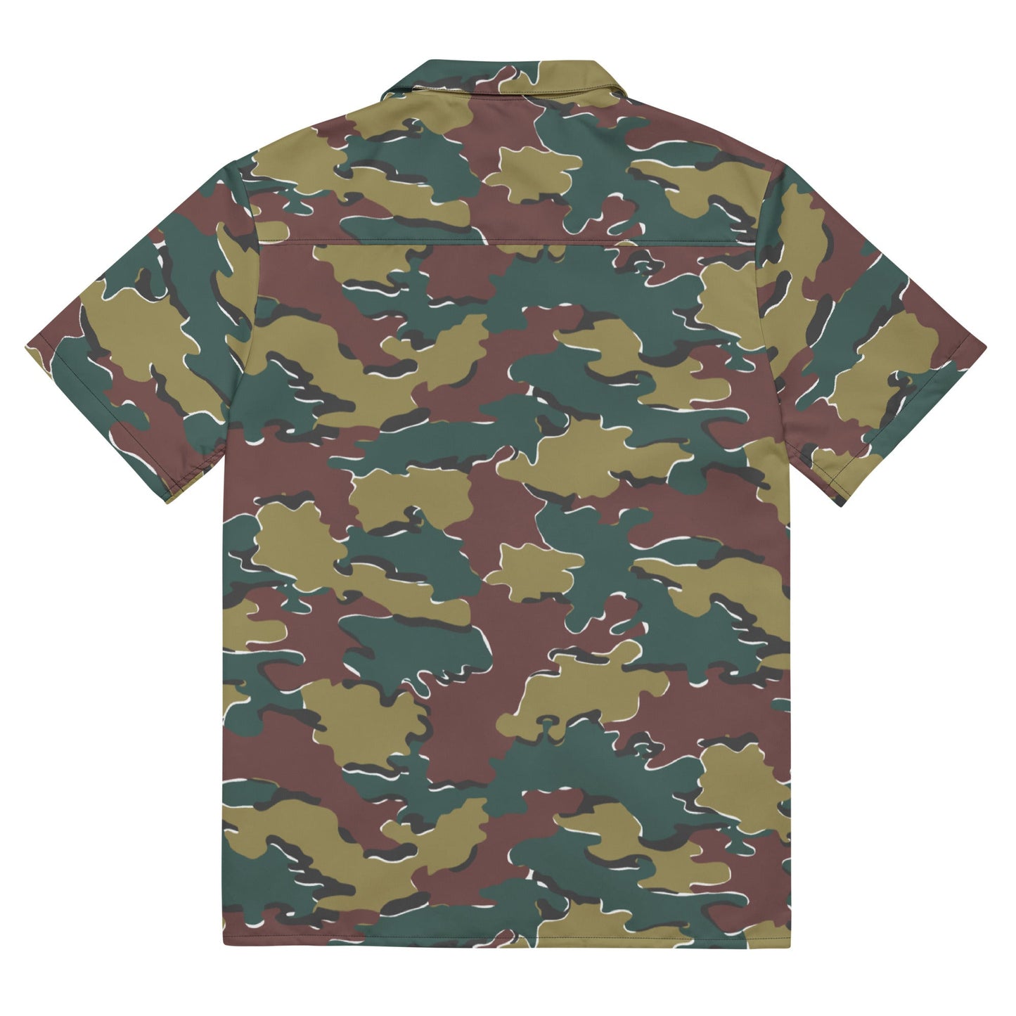 Belgian Jigsaw Autumn CAMO Unisex button shirt Button Shirts