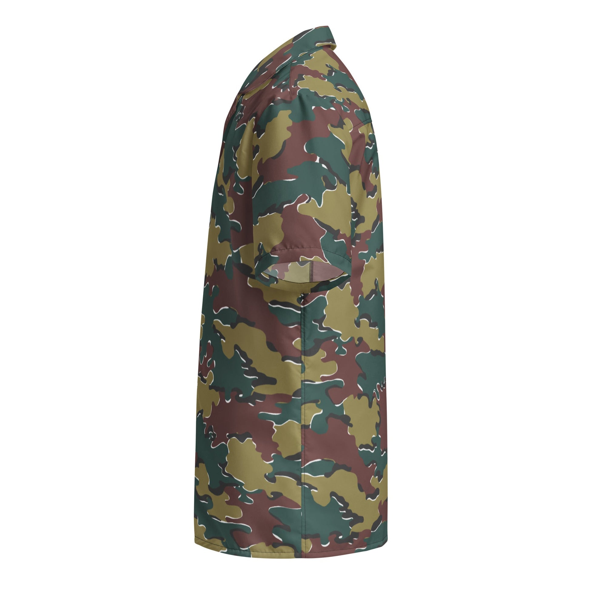 Belgian Jigsaw Autumn CAMO Unisex button shirt Button Shirts