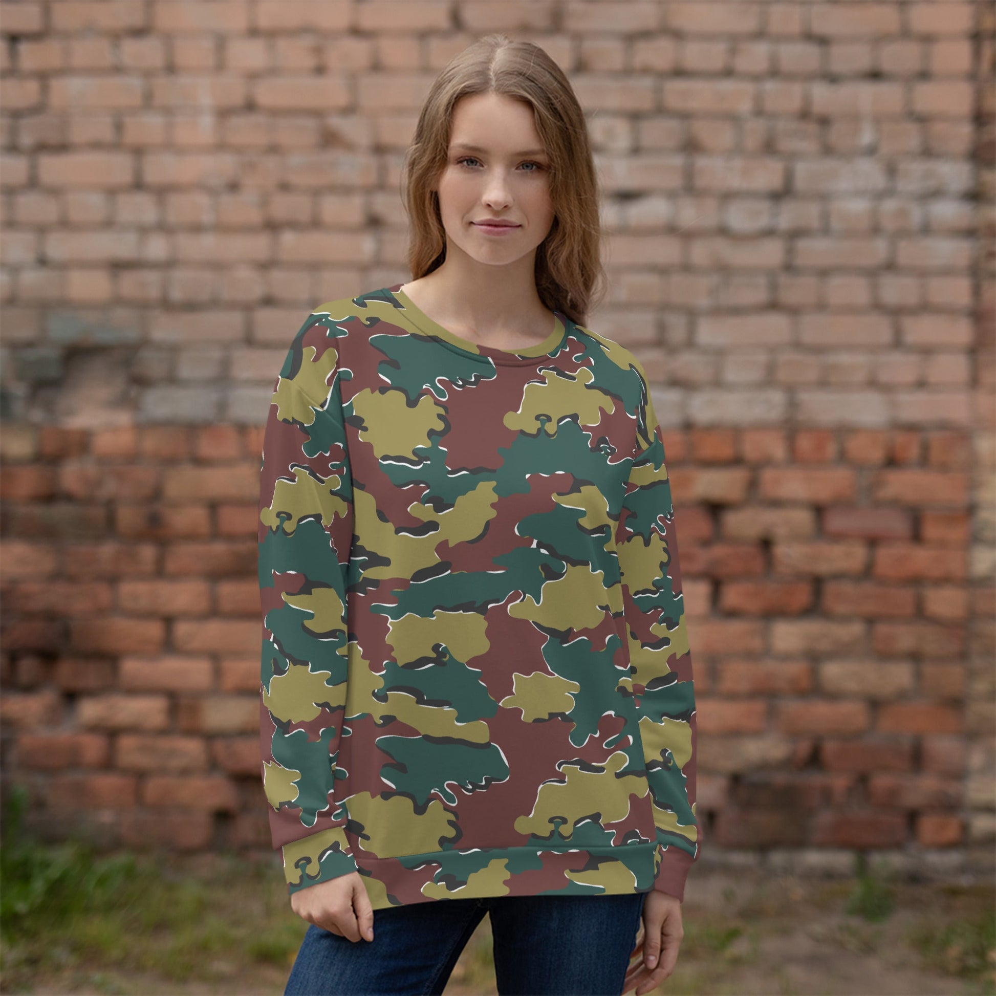 Belgian Jigsaw Autumn CAMO Unisex Sweatshirt - Sweatshirts