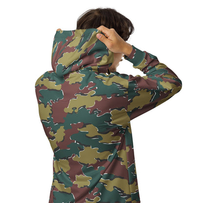 Belgian Jigsaw Autumn CAMO Unisex zip hoodie - Zip Hoodies