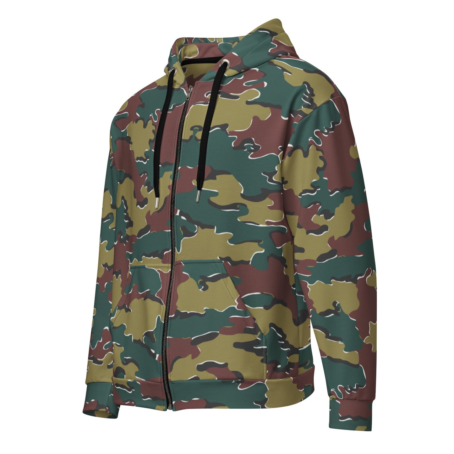 Belgian Jigsaw Autumn CAMO Unisex zip hoodie - Zip Hoodies