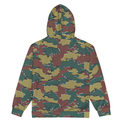 Belgian Jigsaw Autumn CAMO Unisex zip hoodie - Zip Hoodies