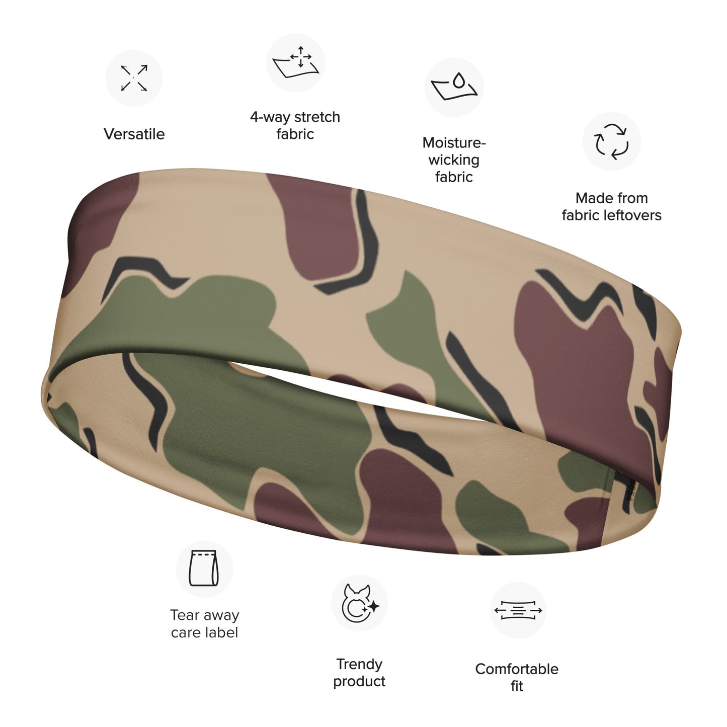 Belgian Jigsaw Korps Mariniers CAMO Headband M Headbands