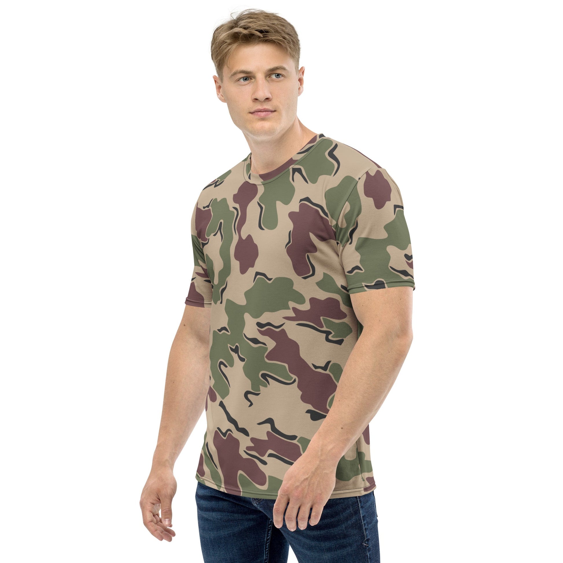 Belgian Jigsaw Korps Mariniers CAMO Mens T-shirt - T-Shirts