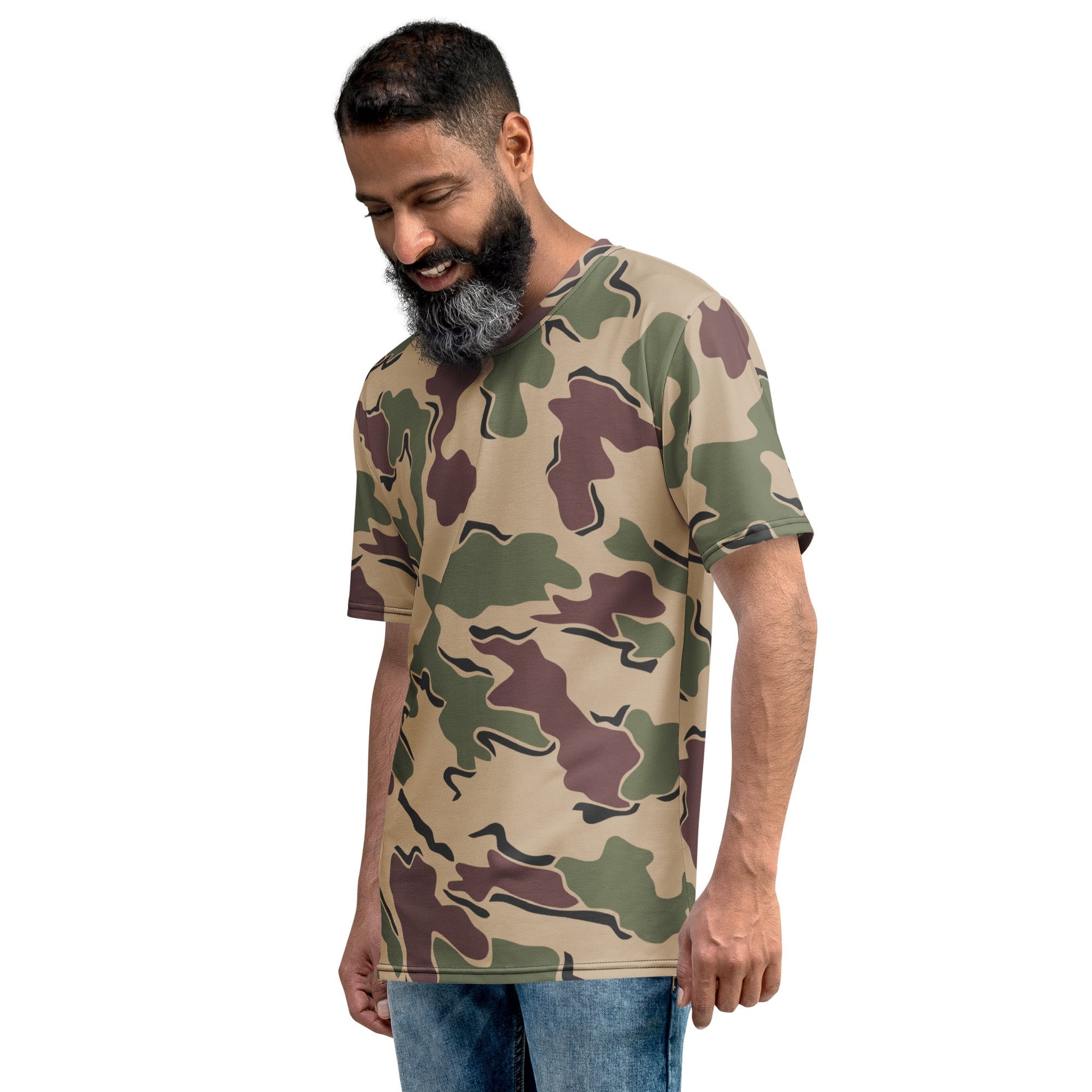 Belgian Jigsaw Korps Mariniers CAMO Mens T-shirt - T-Shirts