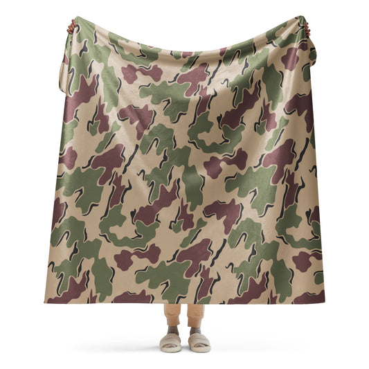 Belgian Jigsaw Korps Mariniers CAMO Sherpa blanket - 60″×80″ - Blankets