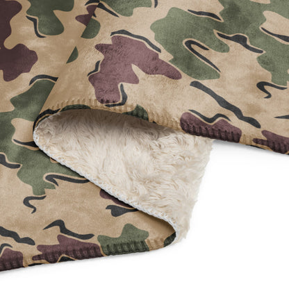 Belgian Jigsaw Korps Mariniers CAMO Sherpa blanket - Blankets