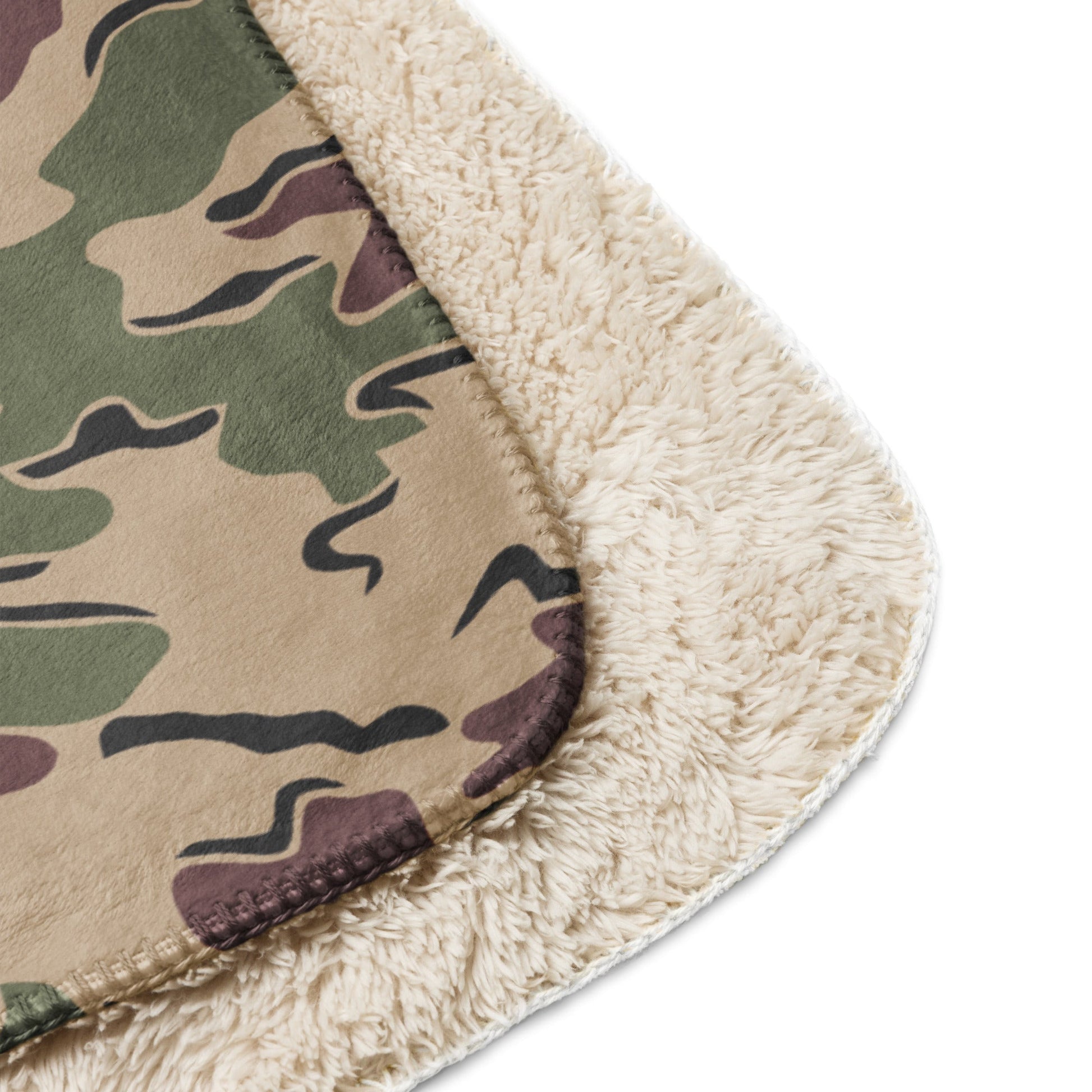 Belgian Jigsaw Korps Mariniers CAMO Sherpa blanket - Blankets