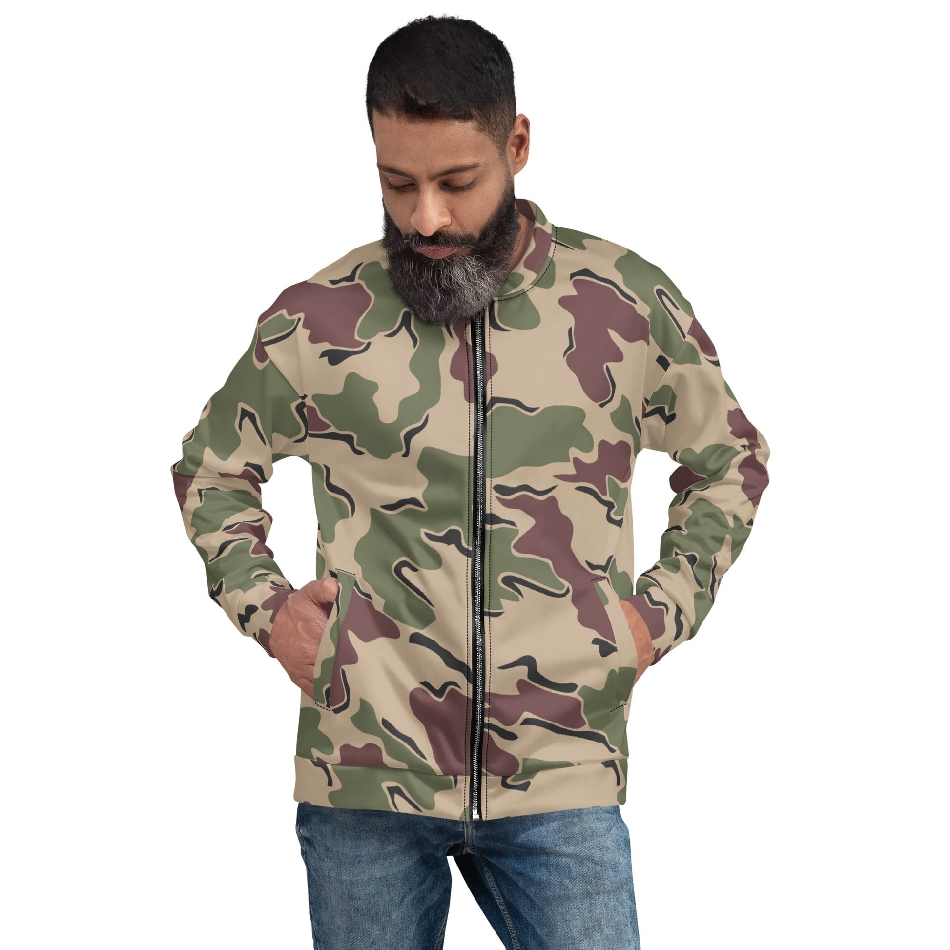 Belgian Jigsaw Korps Mariniers CAMO Unisex Bomber Jacket - Jackets