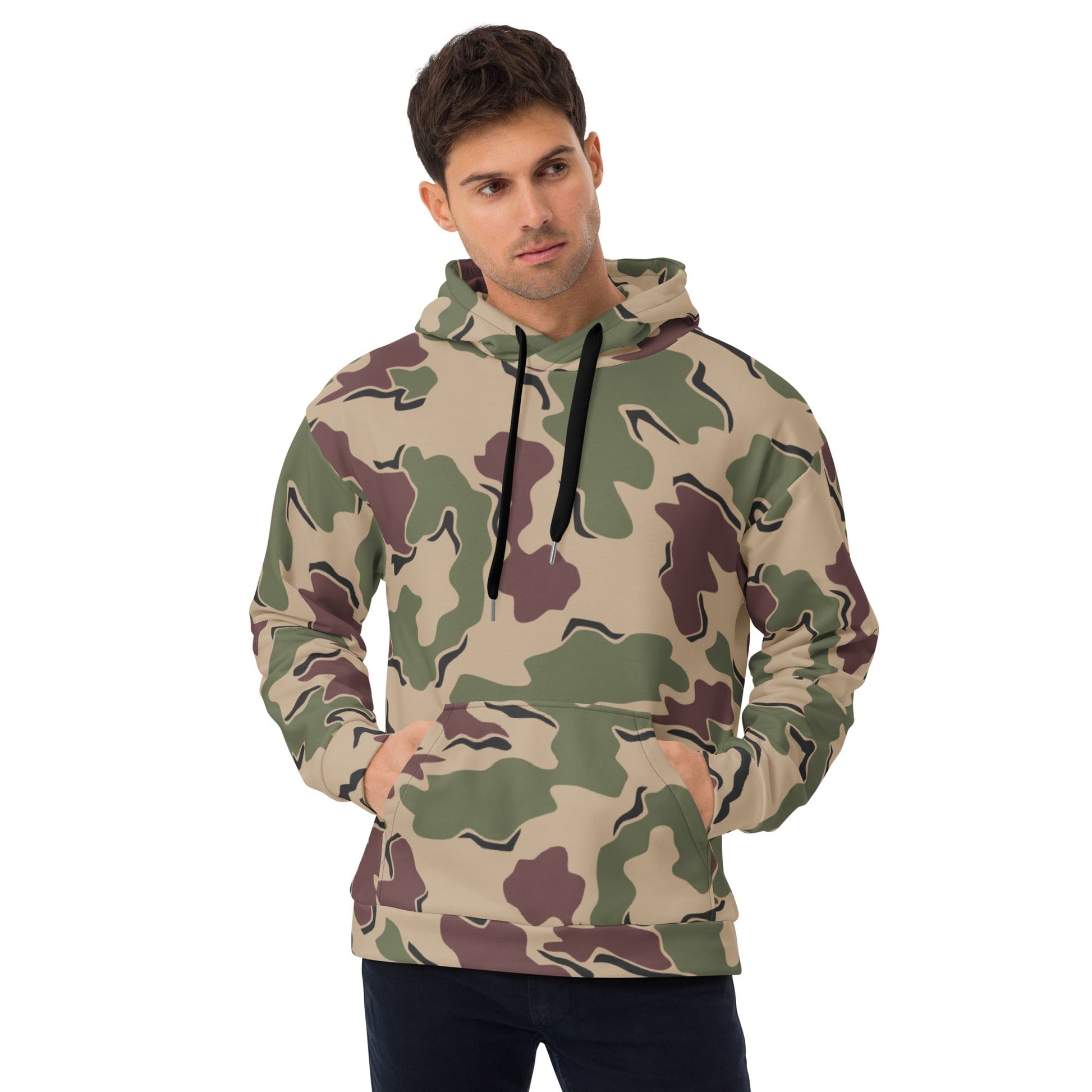 Belgian Jigsaw Korps Mariniers CAMO Unisex Hoodie - 2XS - Hoodies
