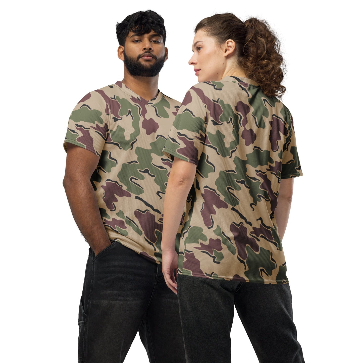 Belgian Jigsaw Korps Mariniers CAMO unisex sports jersey 2XS Sports Jerseys