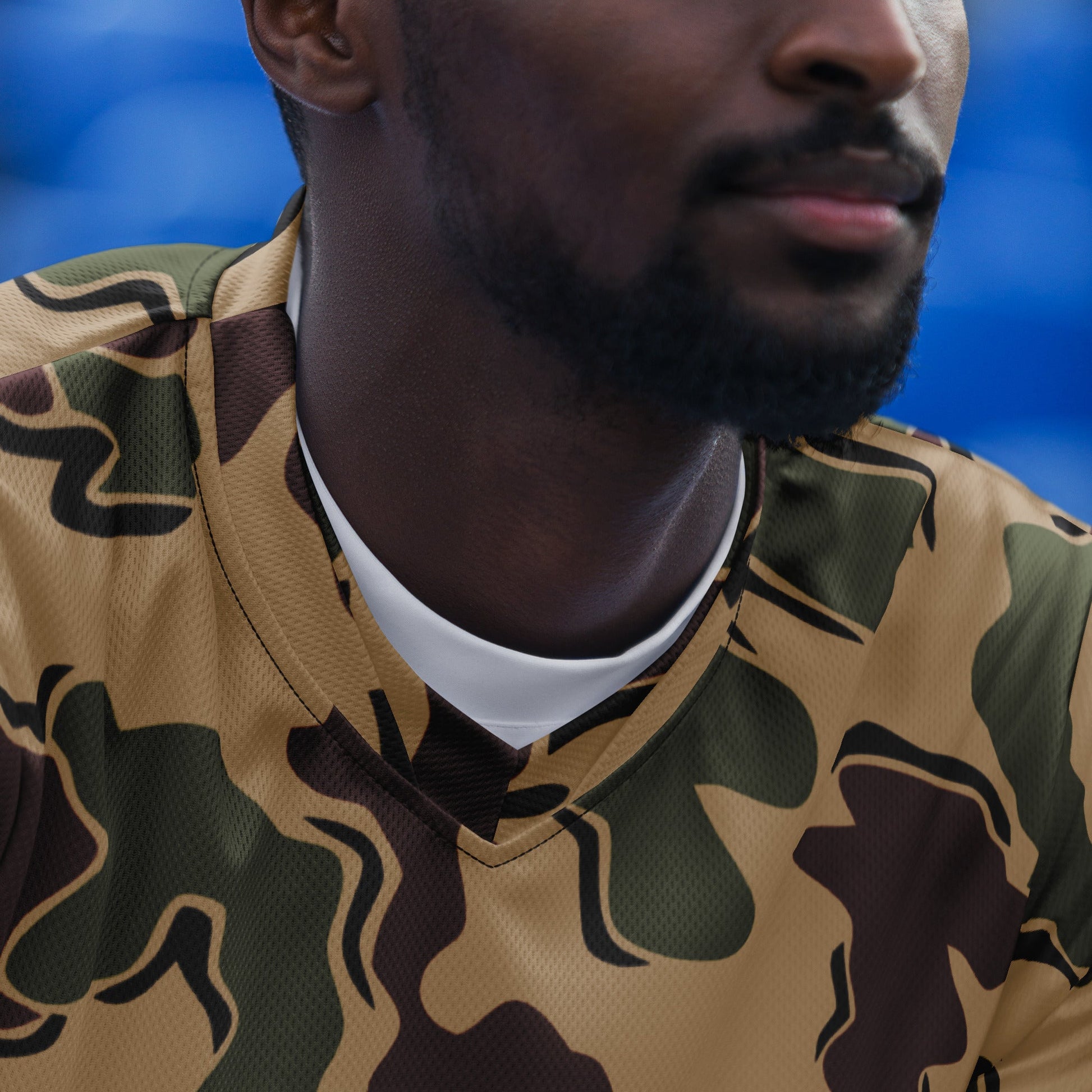 Belgian Jigsaw Korps Mariniers CAMO unisex sports jersey Sports Jerseys