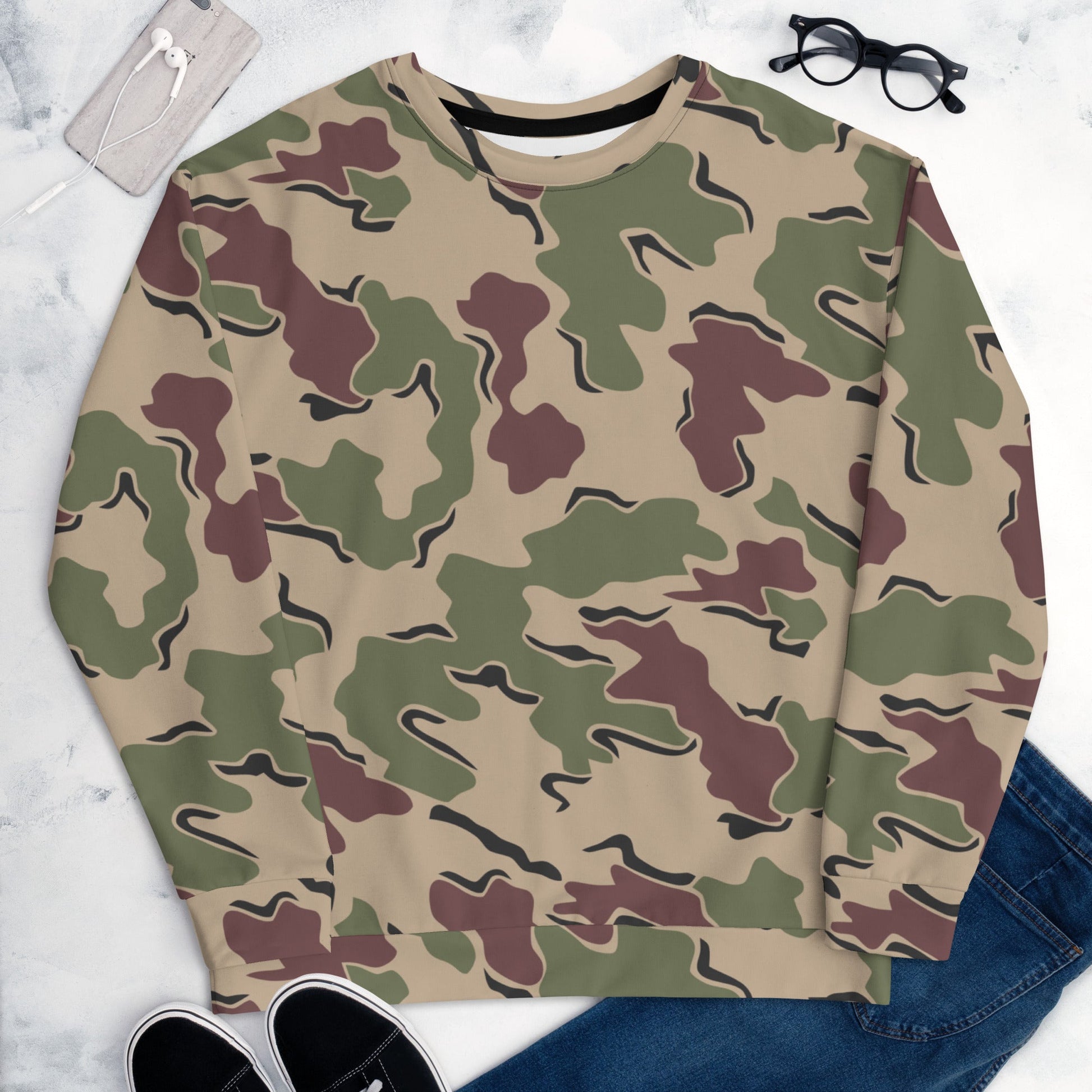 Belgian Jigsaw Korps Mariniers CAMO Unisex Sweatshirt Sweatshirts