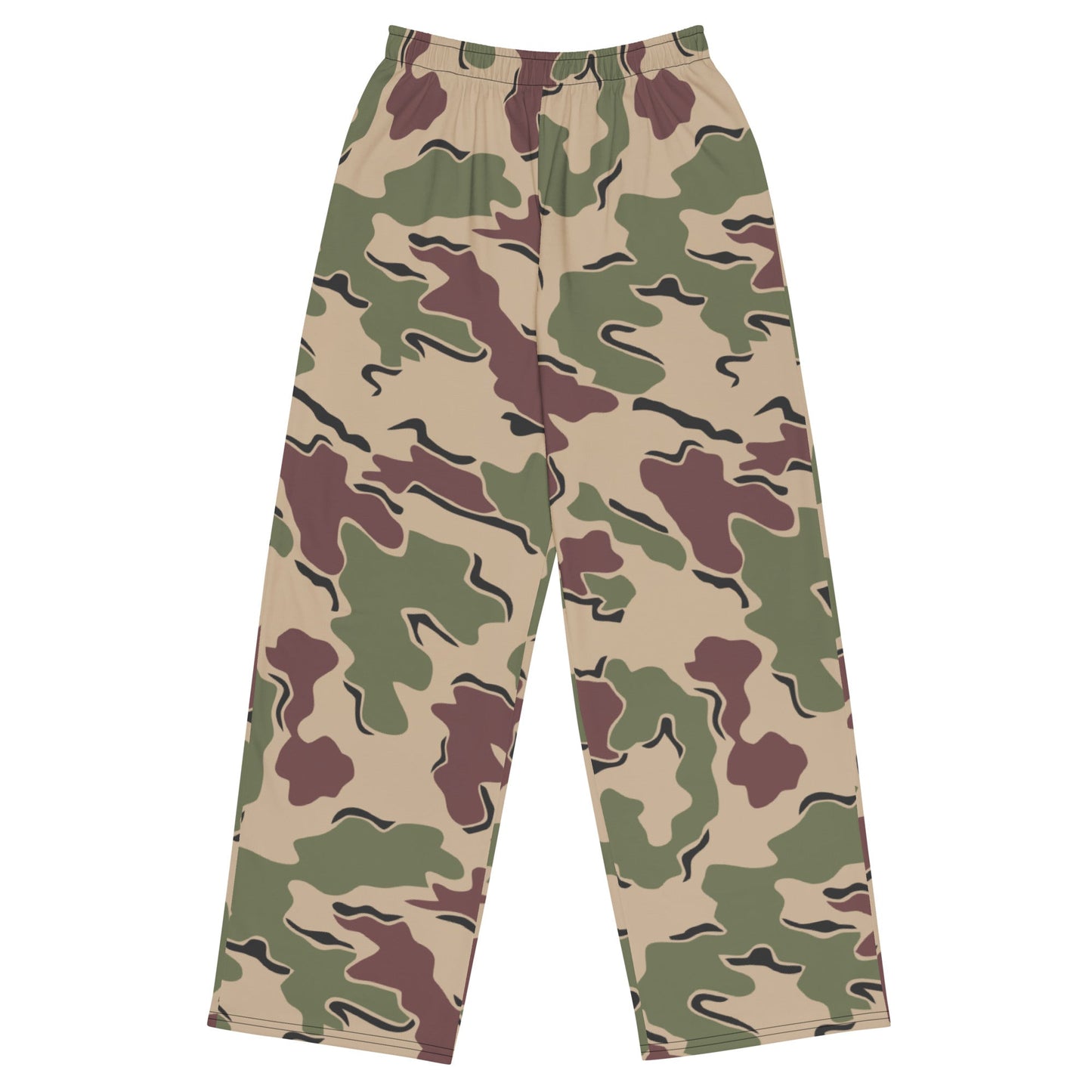 Belgian Jigsaw Korps Mariniers CAMO unisex wide leg pants 2XS Wide Pants