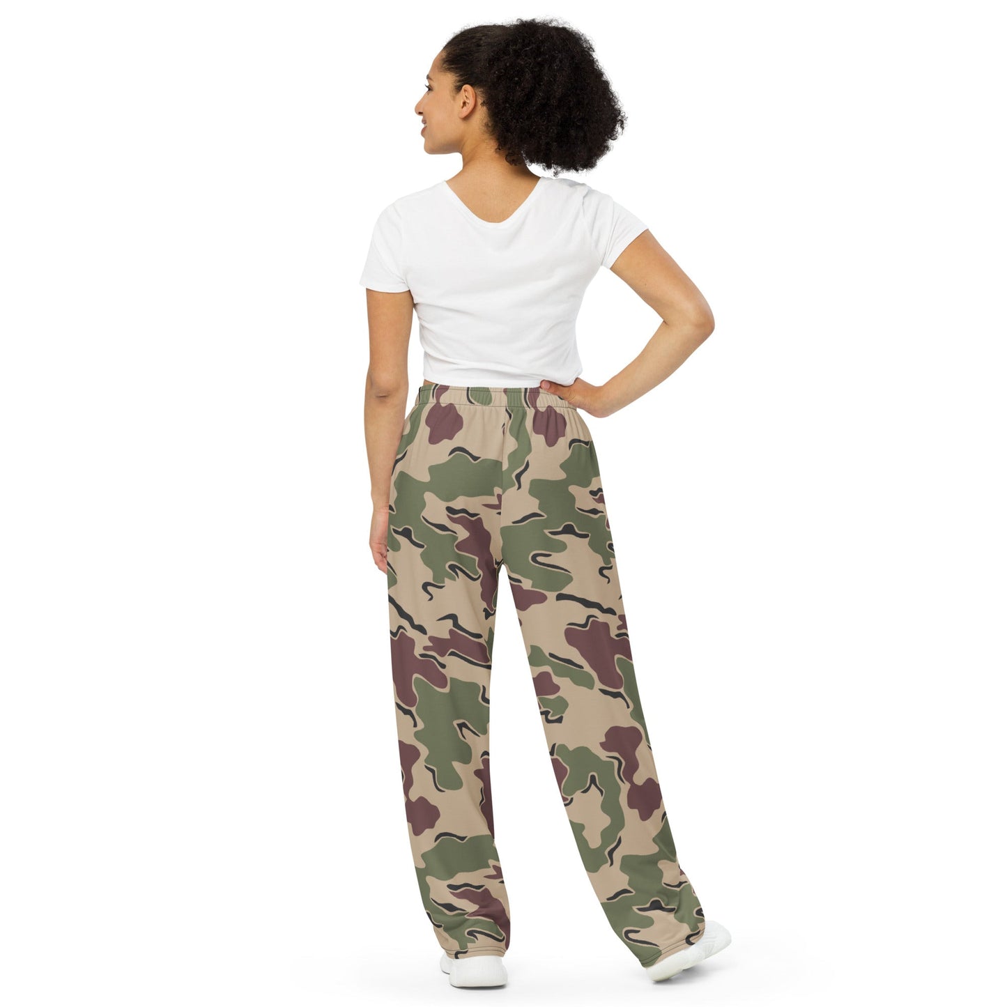 Belgian Jigsaw Korps Mariniers CAMO unisex wide leg pants Wide Pants