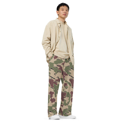 Belgian Jigsaw Korps Mariniers CAMO unisex wide leg pants Wide Pants