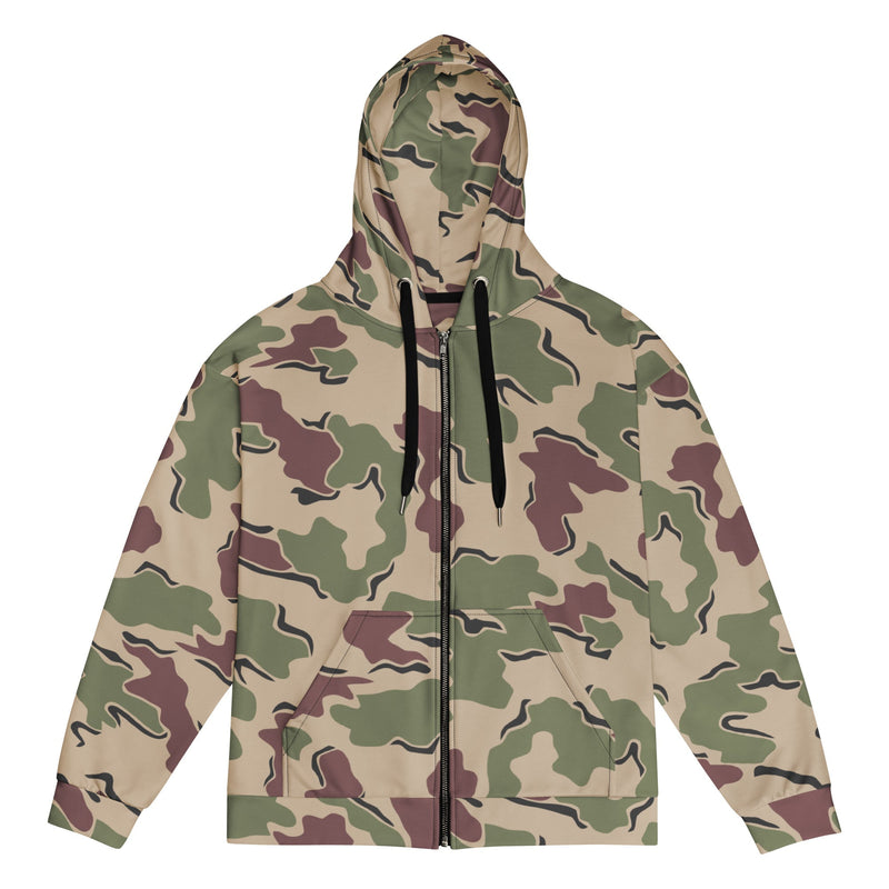 Jigsaw Marine CAMO Unisex Zip Hoodie - 2XS