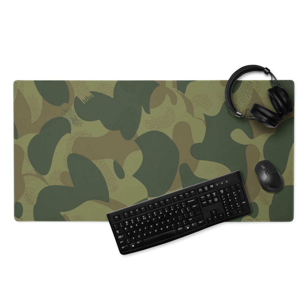 Belgium Brushstroke Moon and Balls CAMO Gaming mouse pad - 36″×18″ - Mouse Pad