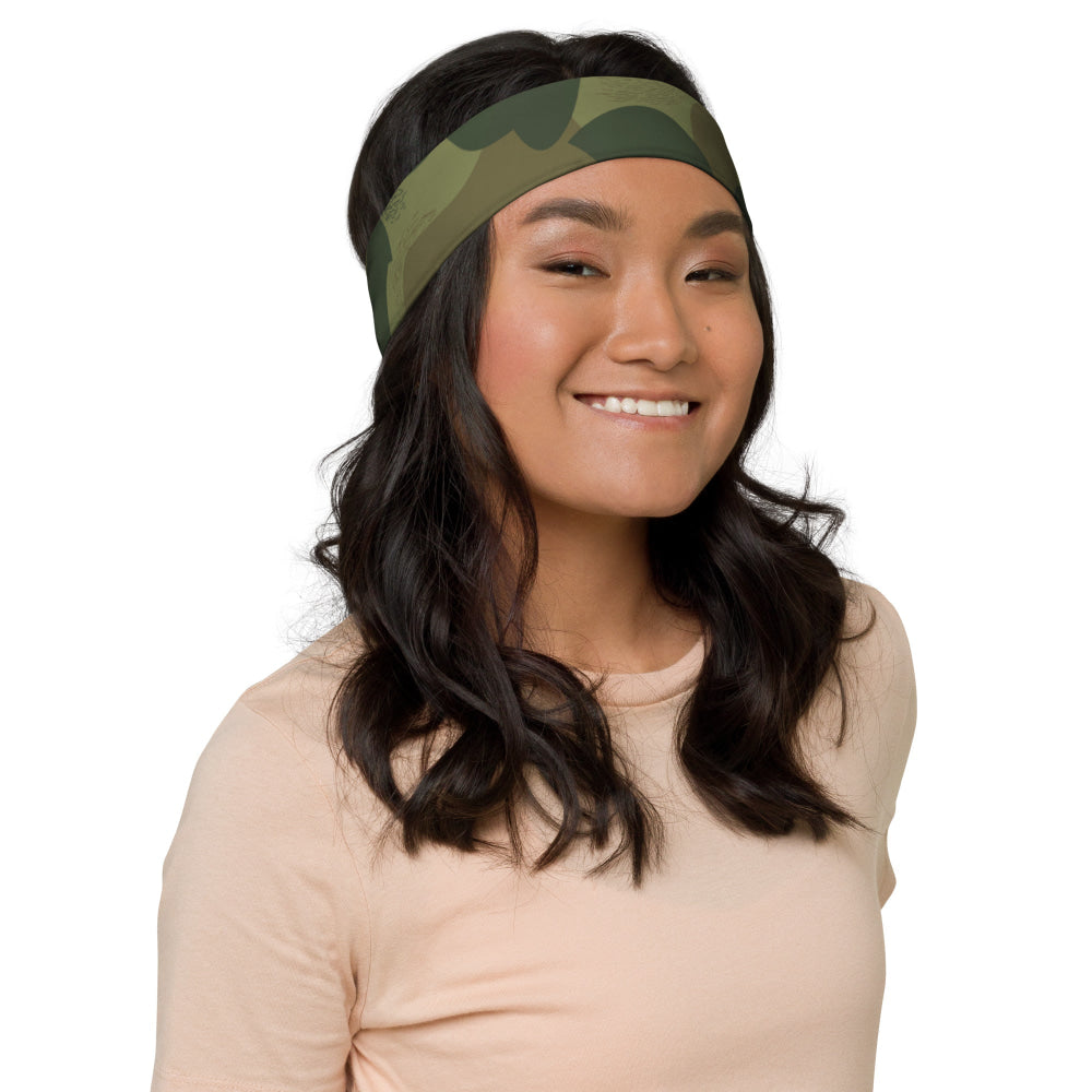 Belgium Brushstroke Moon and Balls CAMO Headband