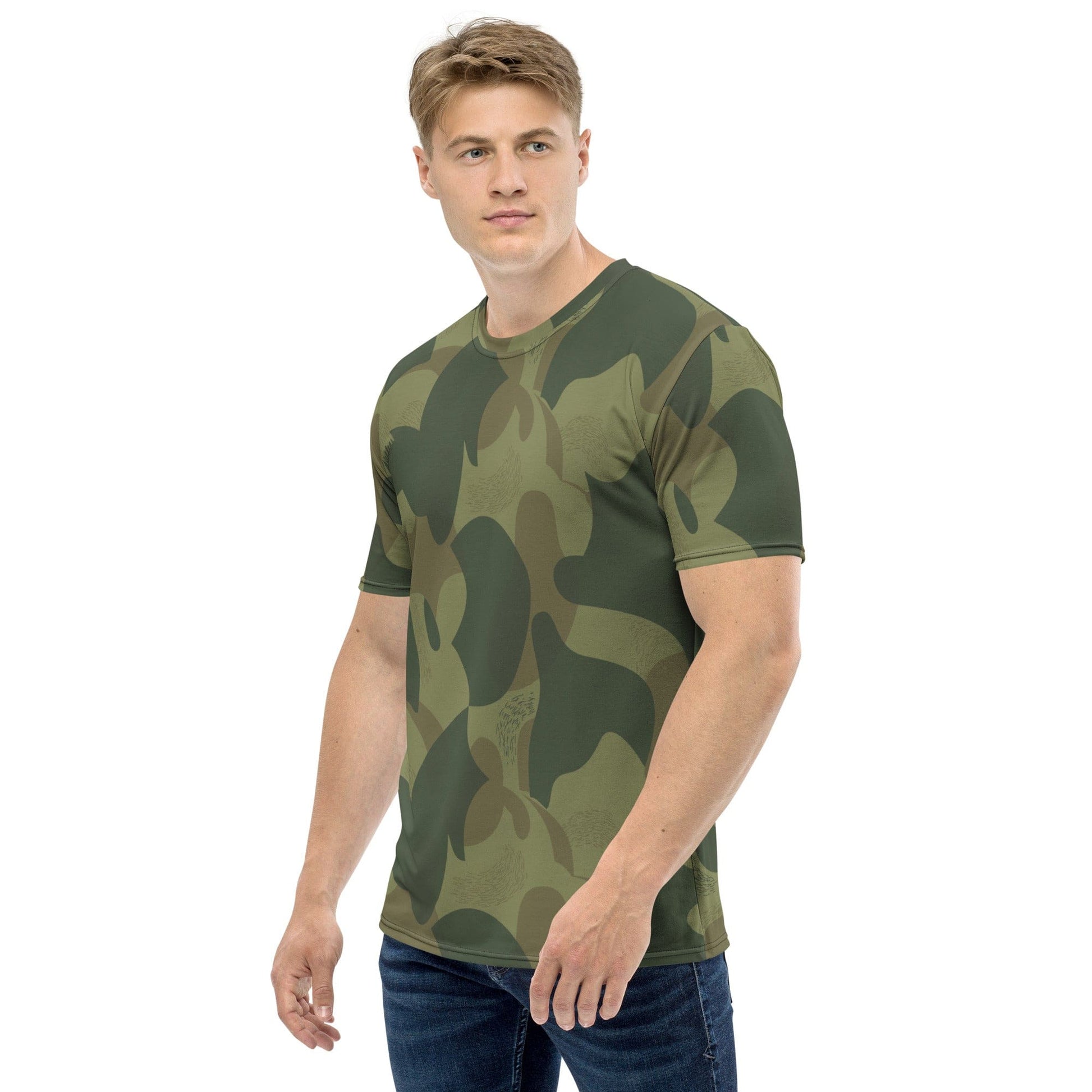 Belgium Brushstroke Moon and Balls CAMO Men’s t-shirt - Mens T-Shirt