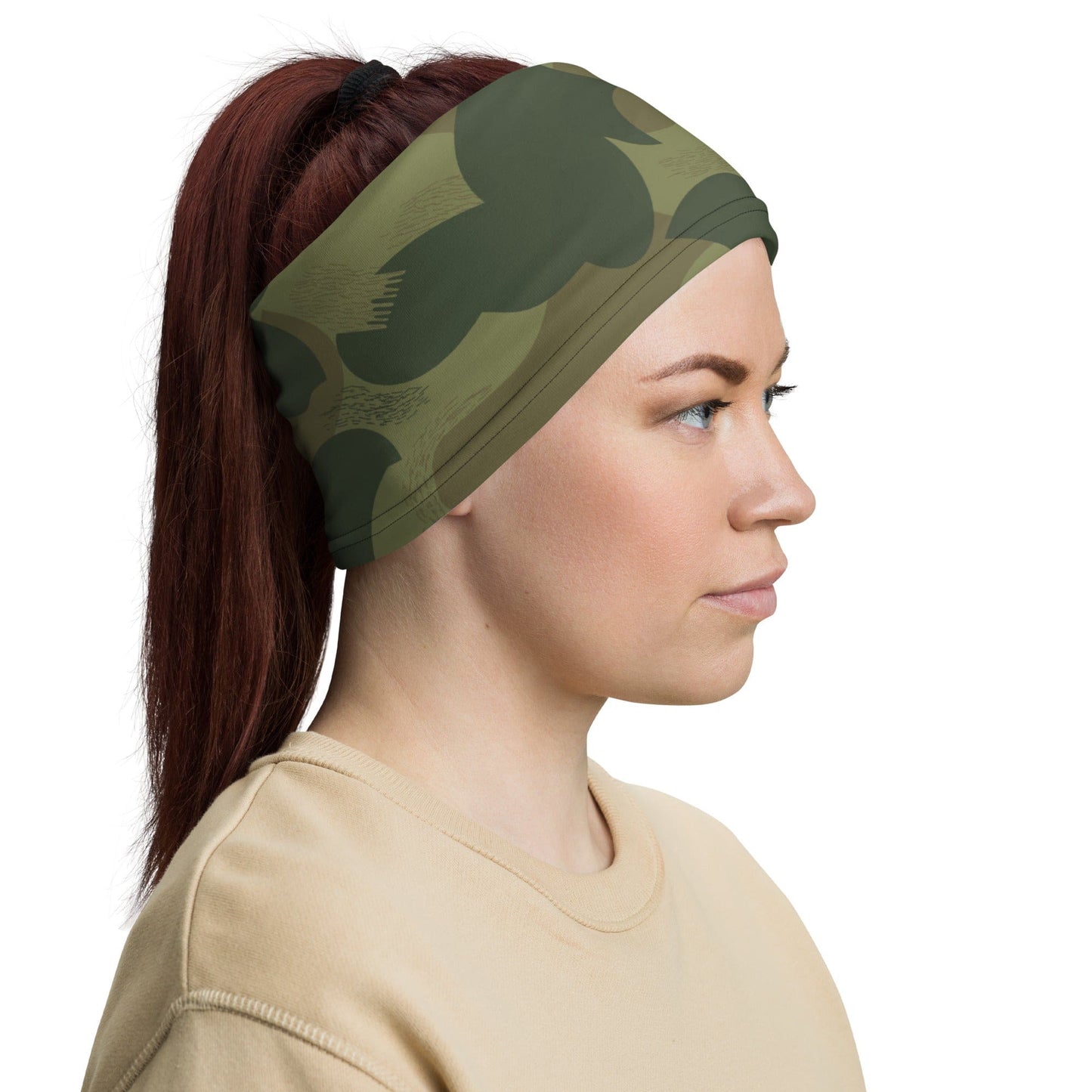 Belgium Brushstroke Moon and Balls CAMO Neck Gaiter