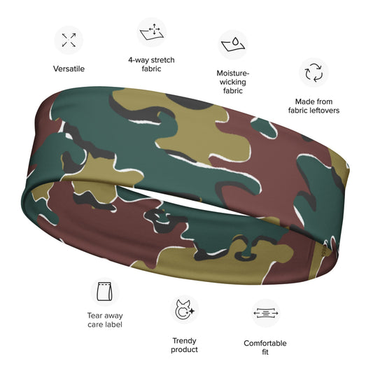 Belgium Jigsaw CAMO Headband